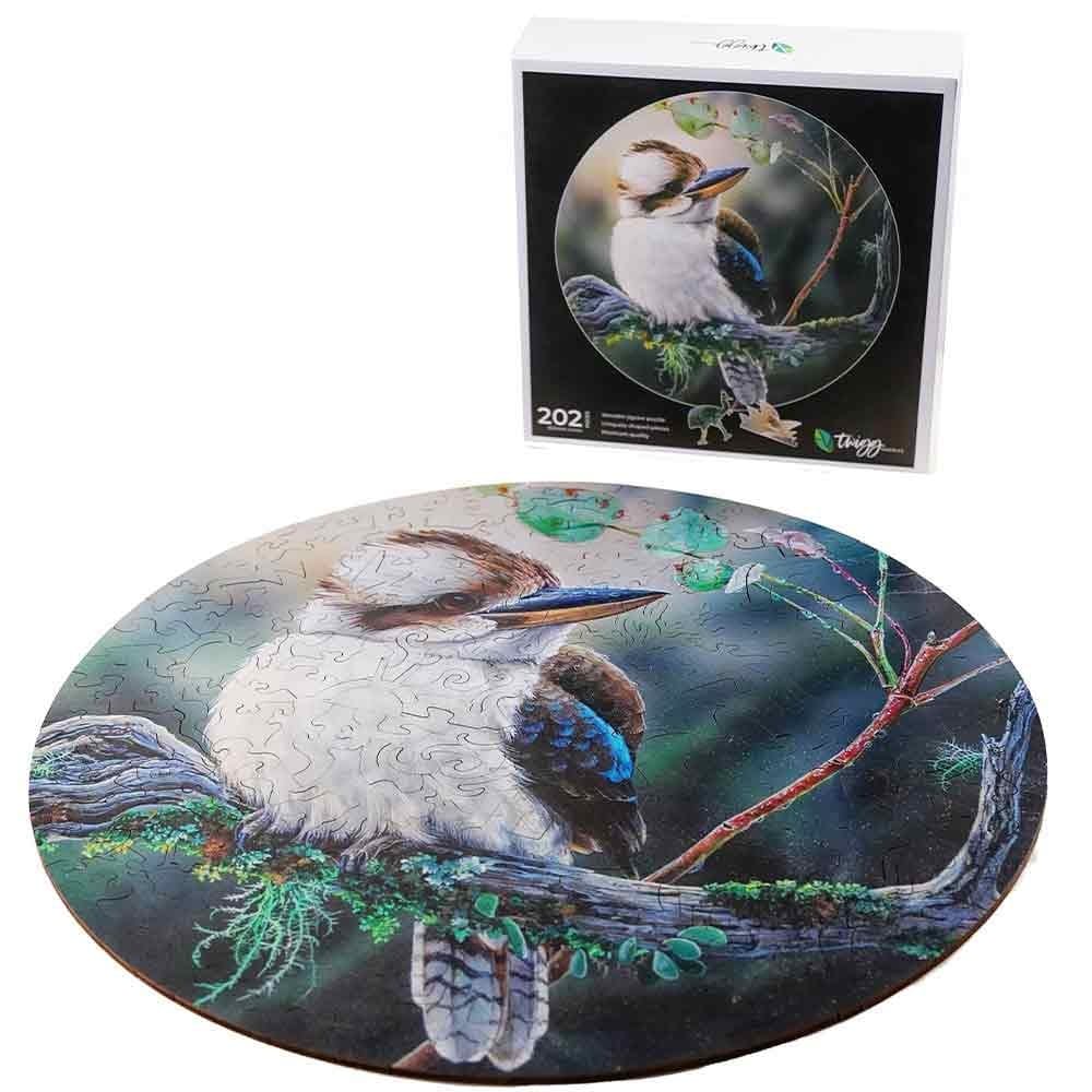Twigg Puzzle Wooden Jigsaw Puzzle 202 Pieces - Kookaburra - Image 5