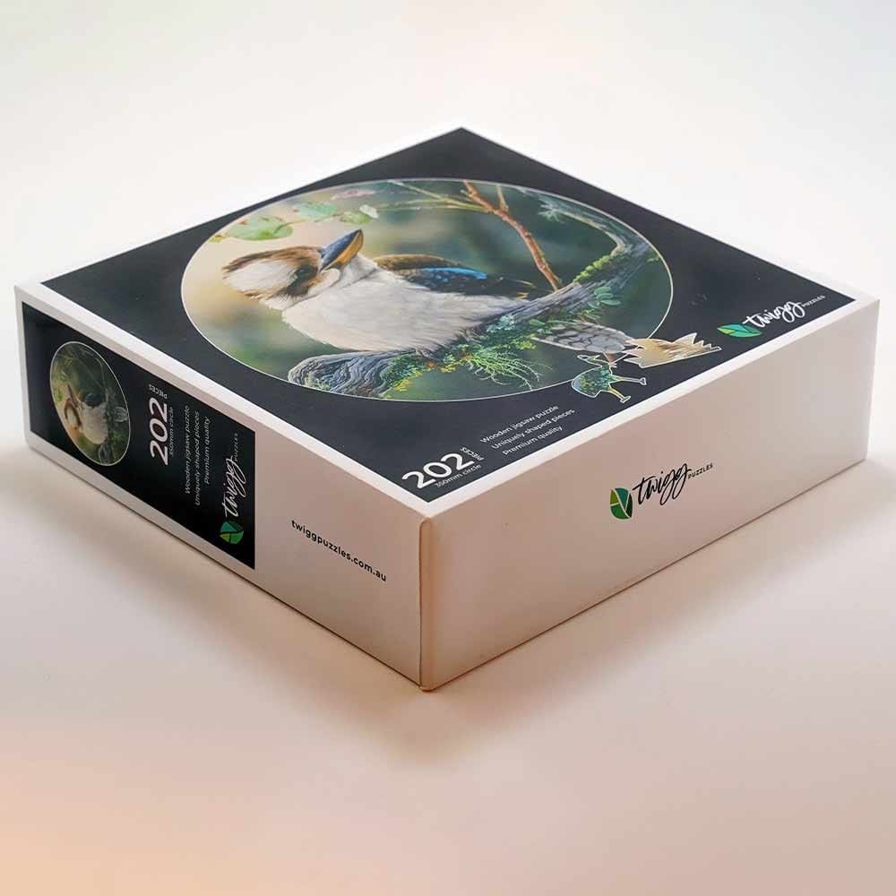 Twigg Puzzle Wooden Jigsaw Puzzle 202 Pieces - Kookaburra - Image 6