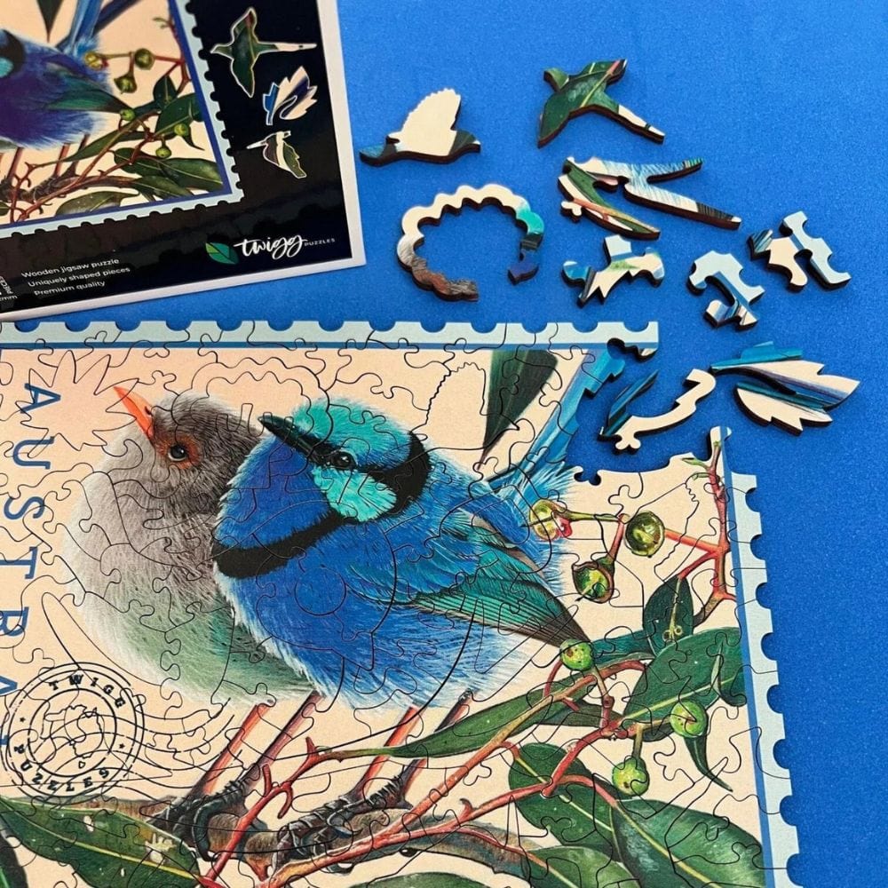 Twigg Puzzle Wooden Jigsaw Puzzle 111 pieces - Splendid Couple - Image 4