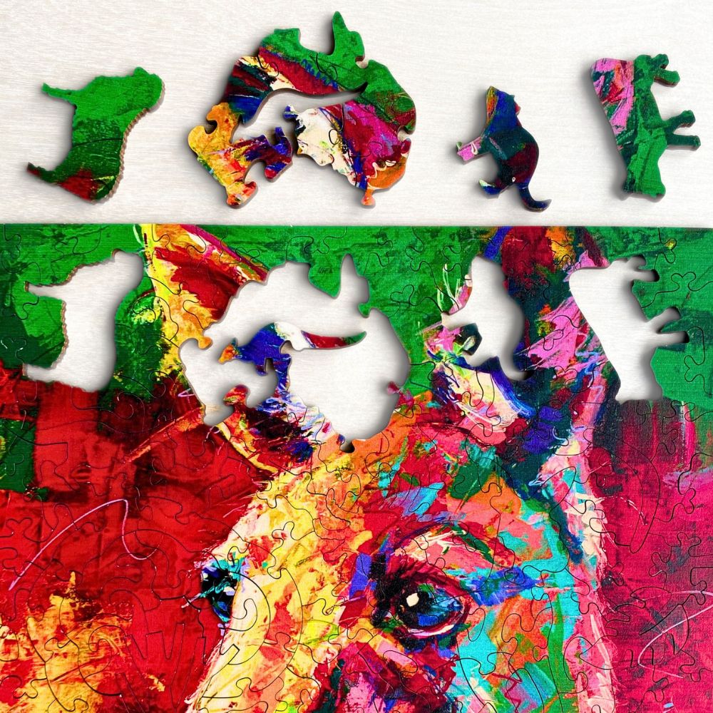 Twigg Puzzle Wooden Jigsaw Puzzle 147 Pieces - Clive Kangaroo - Image 7
