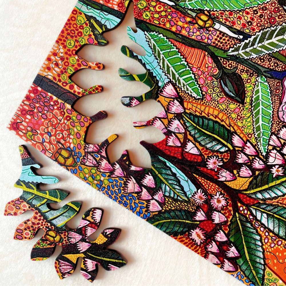 Twigg Puzzle Wooden Jigsaw Puzzle 283 Piece - Golden Whistler - Image 2