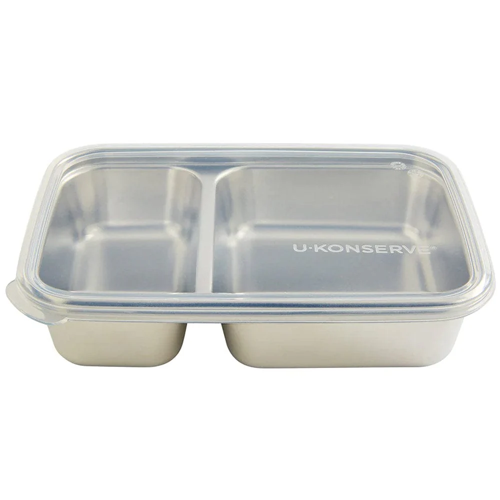 U Konserve Rectangle Divided Stainless Steel 825ml / 28oz - Image 2