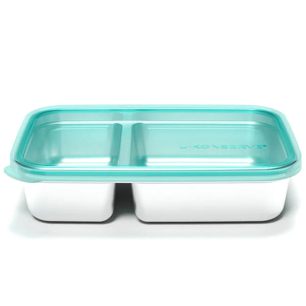 U Konserve Rectangle Divided Stainless Steel 825ml / 28oz - Image 4