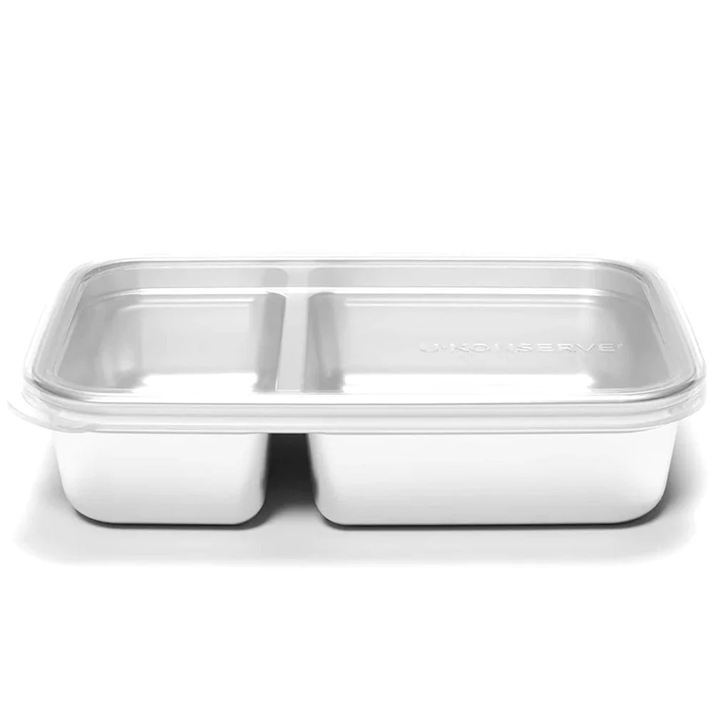 U Konserve Rectangle Divided Stainless Steel 825ml / 28oz - Image 7