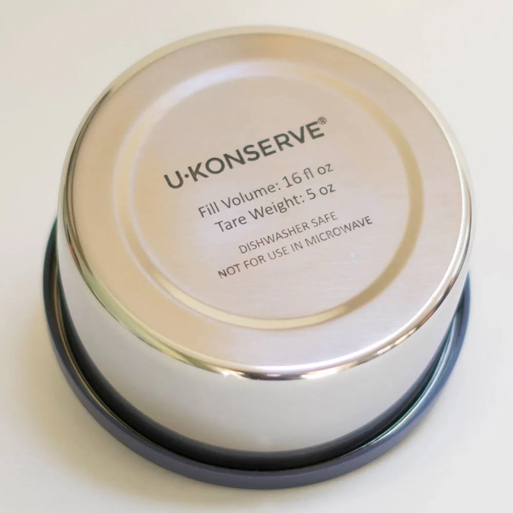 U Konserve Round Stainless Steel Containers Nesting Trio - Tropical Sky Silicone Lids - Image 5