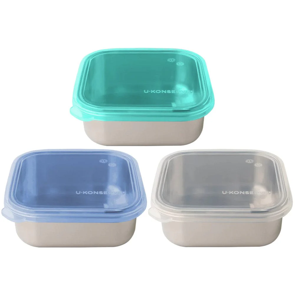 U Konserve Square To-Go Stainless Steel Container SMALL 440ml / 15oz