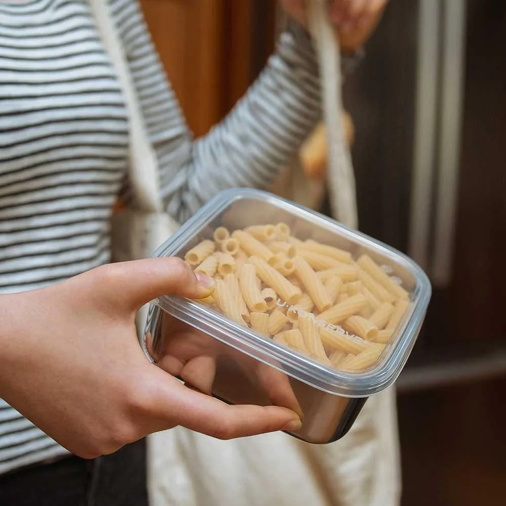 U Konserve Square To-Go Stainless Steel Container SMALL 440ml / 15oz - Image 3