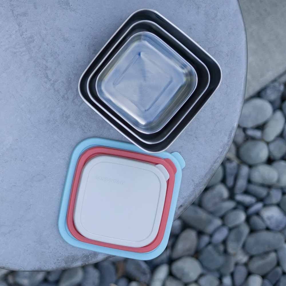 U Konserve Square To-Go Stainless Steel Container SMALL 440ml / 15oz - Image 5