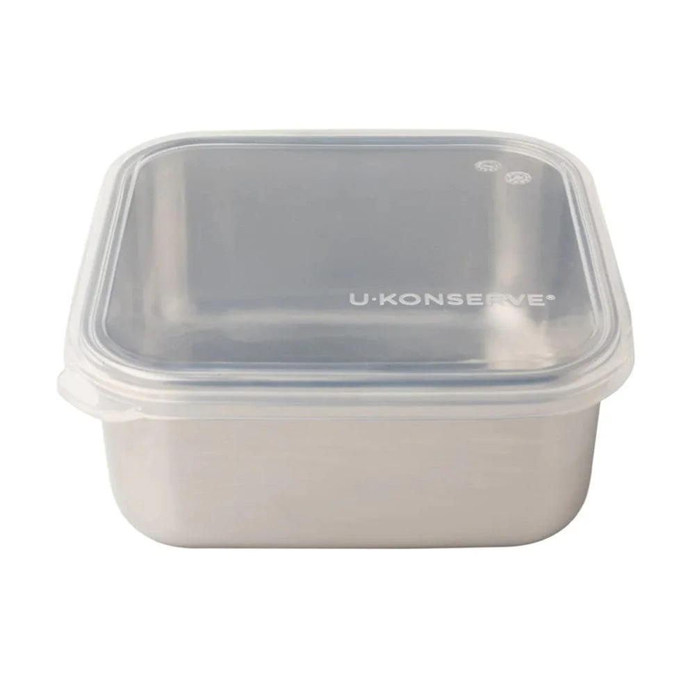 U Konserve Square To-Go Stainless Steel Container MEDIUM 0.9L / 30oz - Image 7