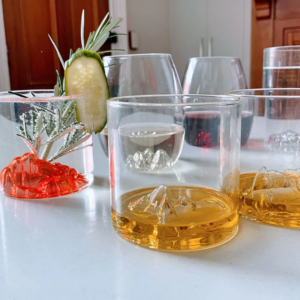 Uprising Glassware Single Tallboy Glass + Coaster Set  - Larapuna 'Bay of Fires' - Image 6