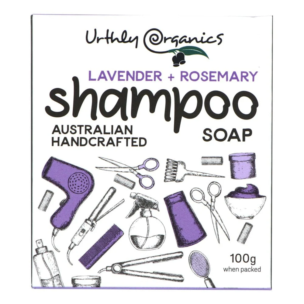 Urthly Organics Hair & Body Shampoo Bar - Lavender Rosemary - Image 6