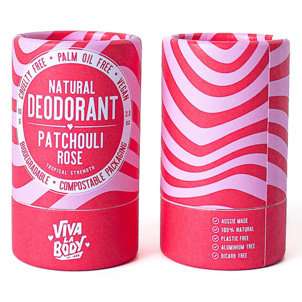 Viva La Body Natural Deodorant 80g - Patchouli Rose - Image 3