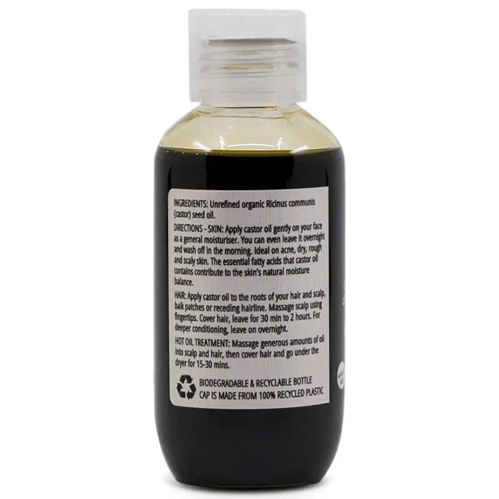 Vrindavan Jamaican Black Castor Oil 100ml - Extra Dark (Unrefined) - Image 3