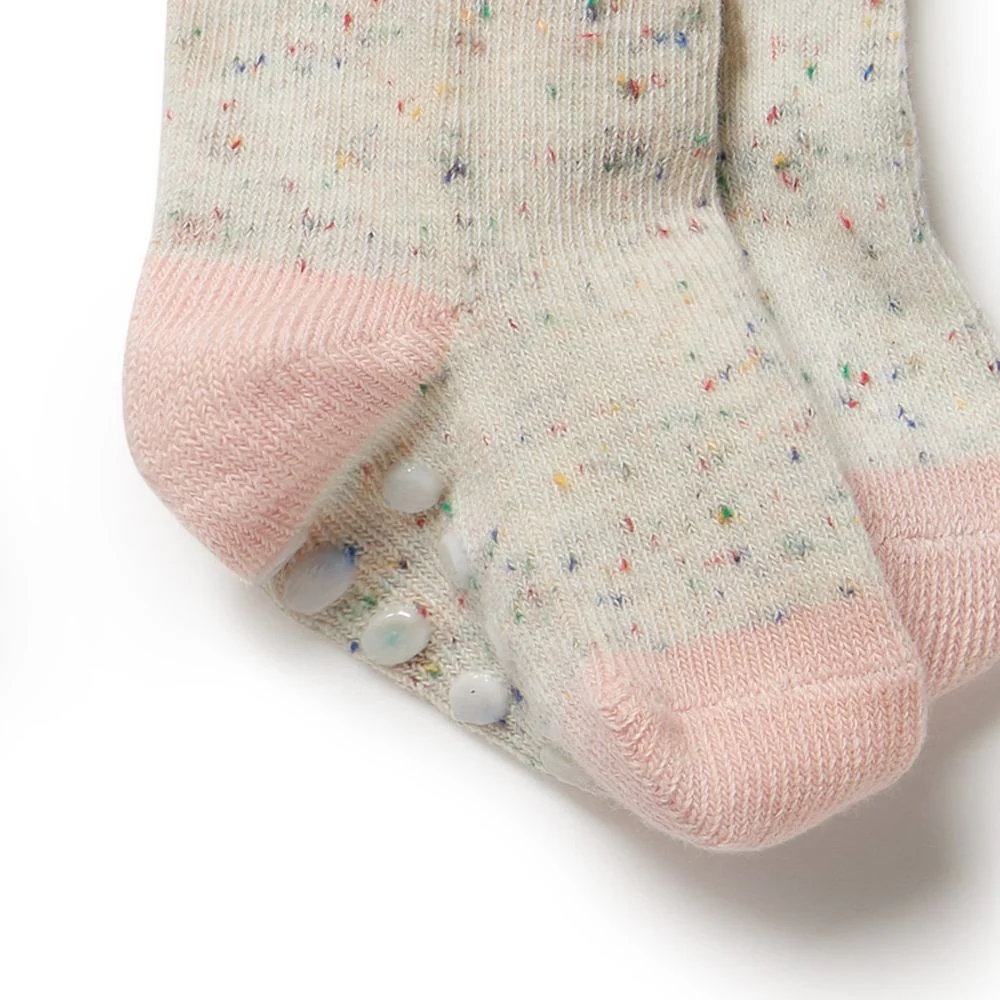 Wilson & Frenchy Organic 3 Pack Baby Socks - Cantaloupe - Image 5