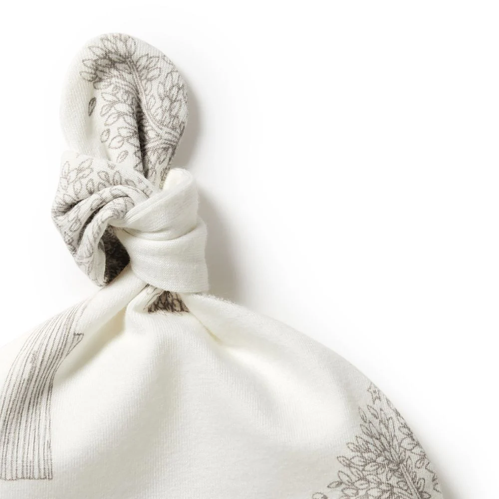 Wilson & Frenchy Organic Knot Hat - Welcome to the World - Image 2