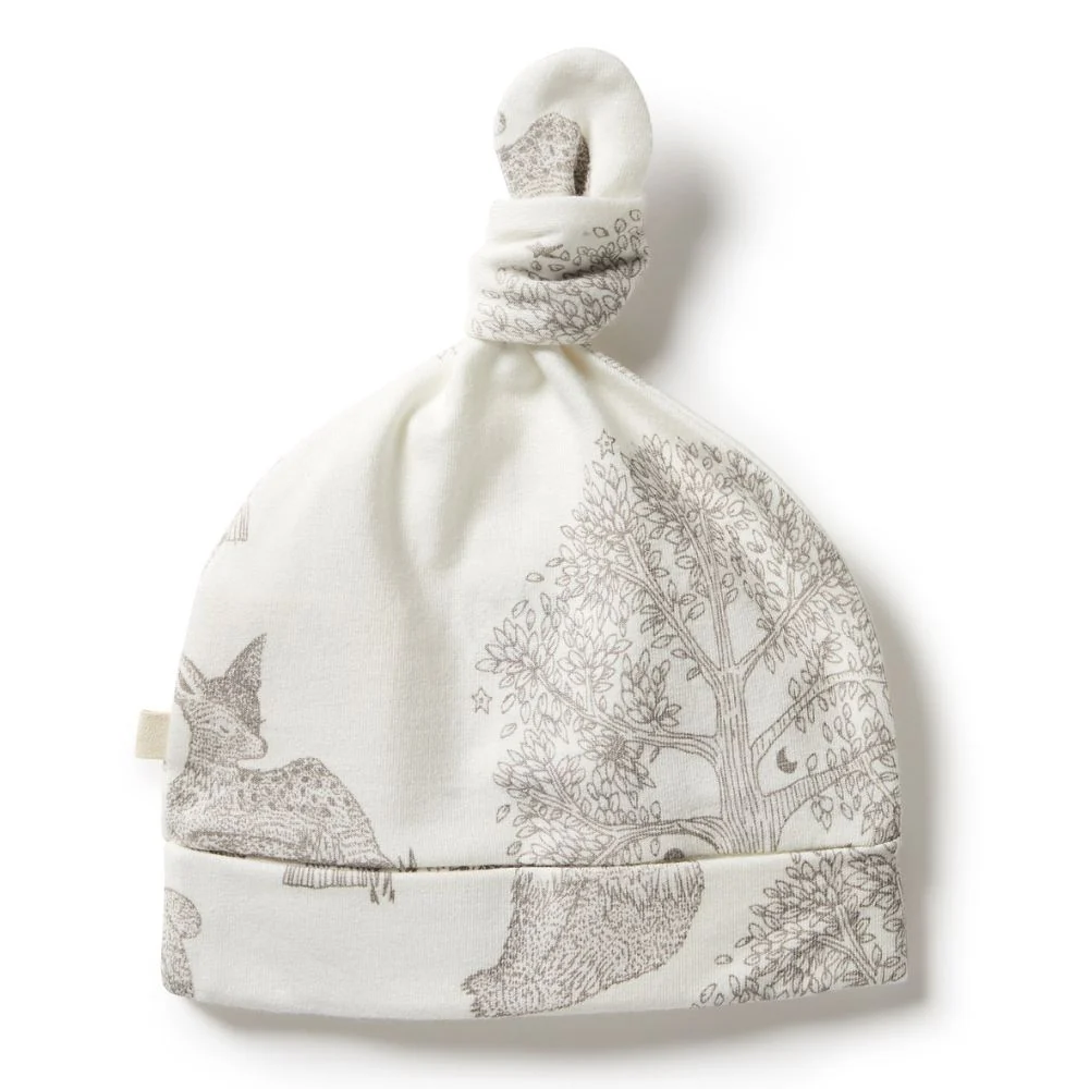 Wilson & Frenchy Organic Knot Hat - Welcome to the World - Image 3