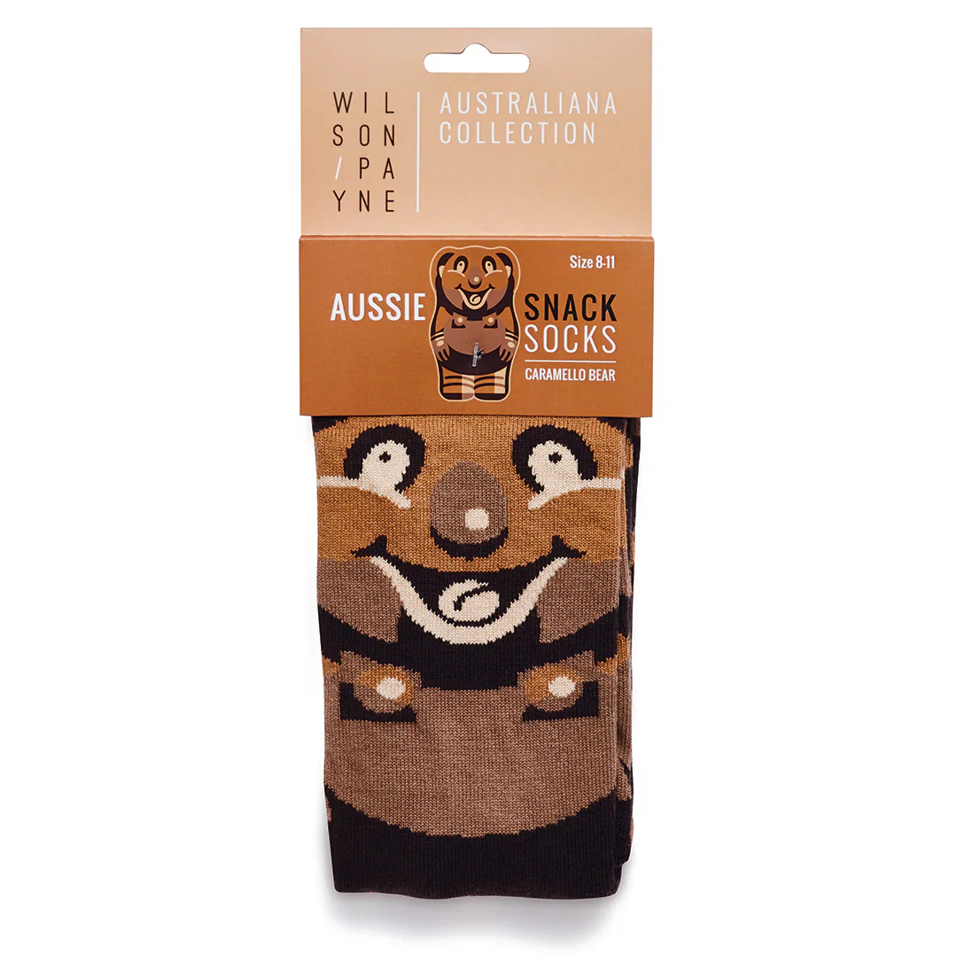 Wilson Payne Down Under Socks - Caramello Bear - Image 2