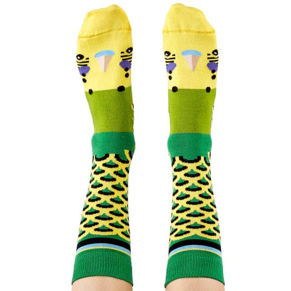 Wilson Payne Down Under Socks - Green Budgie