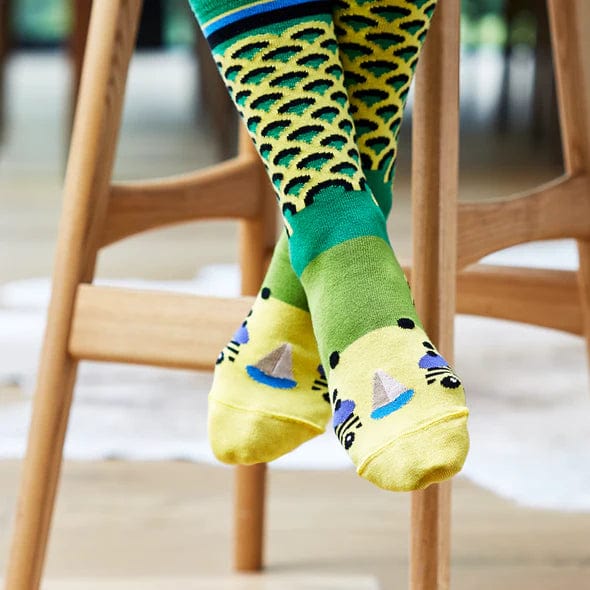 Wilson Payne Down Under Socks - Green Budgie - Image 2