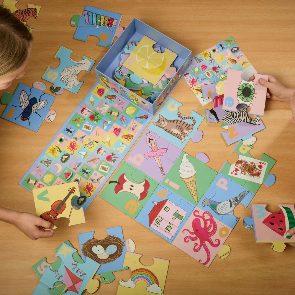 Wonderscope Alphabet Floor Puzzle - Karen Mabon - Image 2