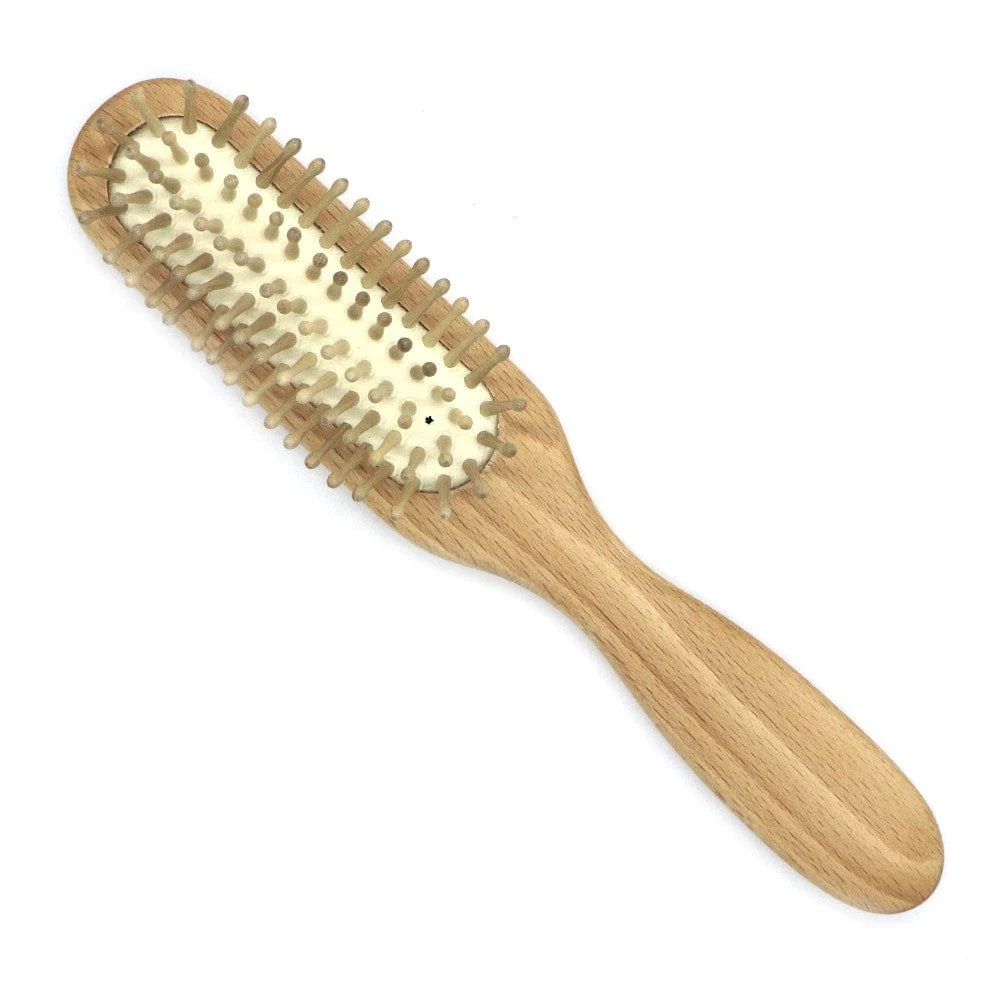 Wooden Hair Brush - Oblong - Image 4