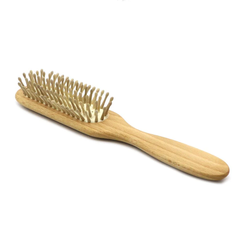 Wooden Hair Brush - Oblong - Image 5