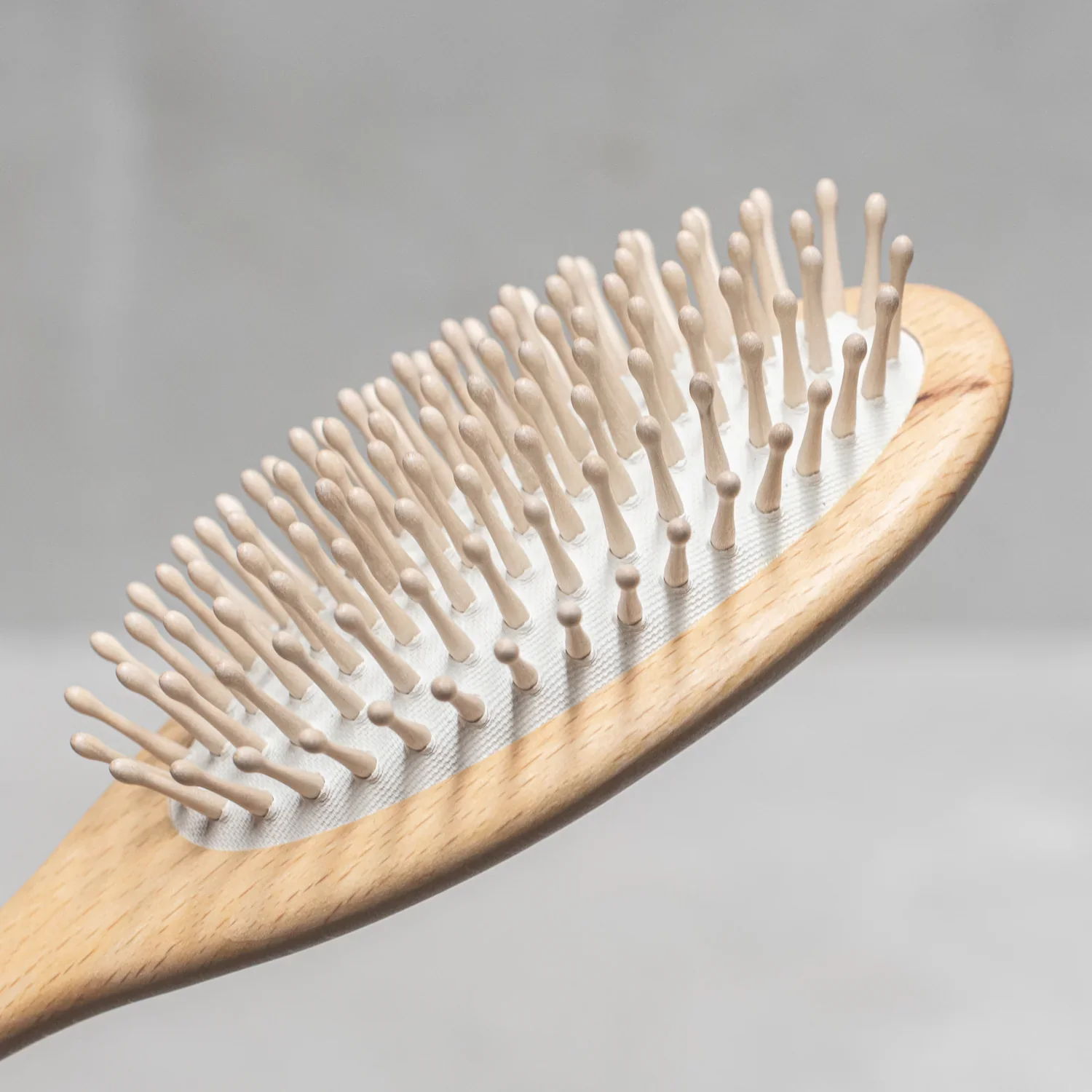Wooden Hair & Scalp Brush - Oval - Image 2