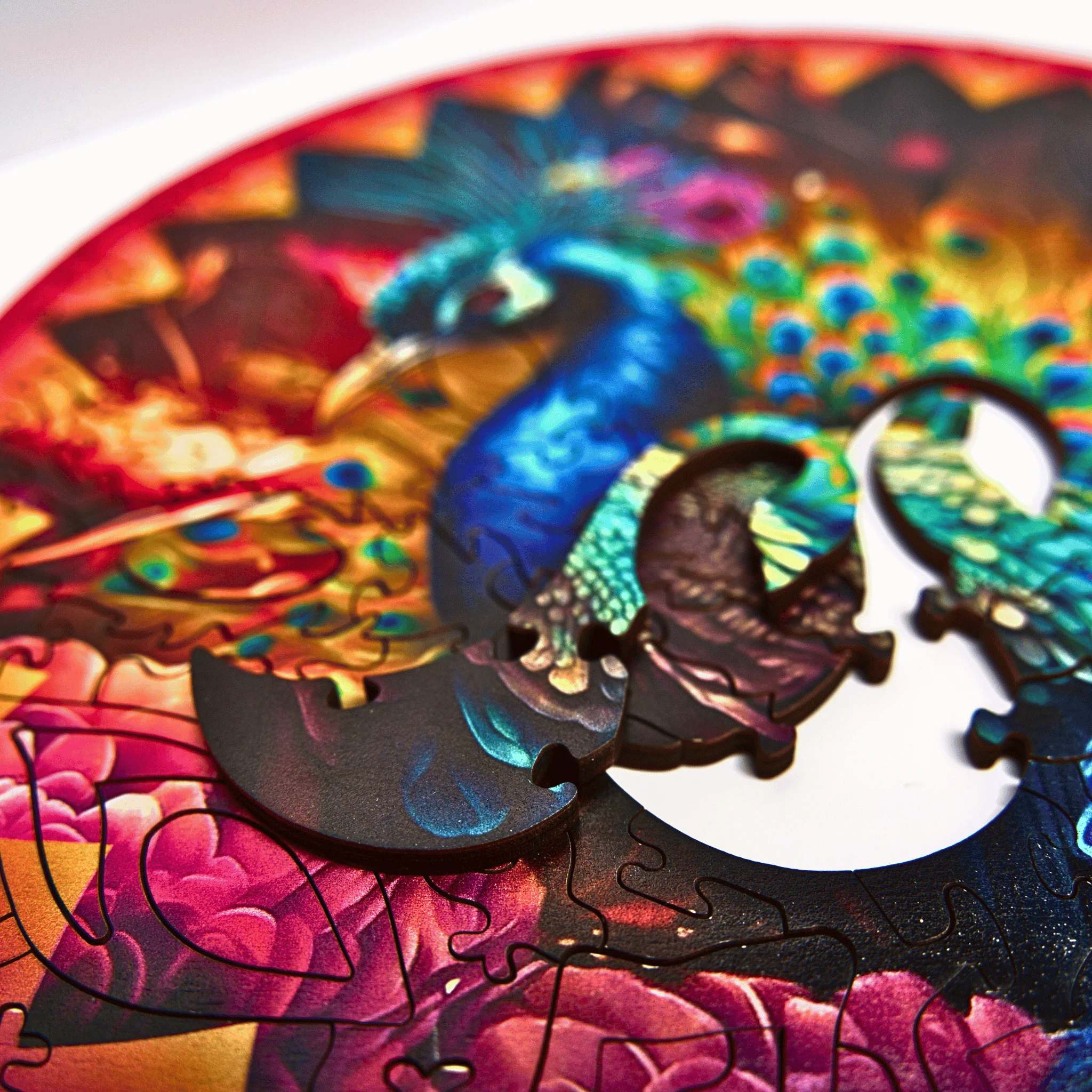 Twigg Puzzle Wooden Jigsaw Puzzle 118 Pieces - Penelope Peacock - Image 5