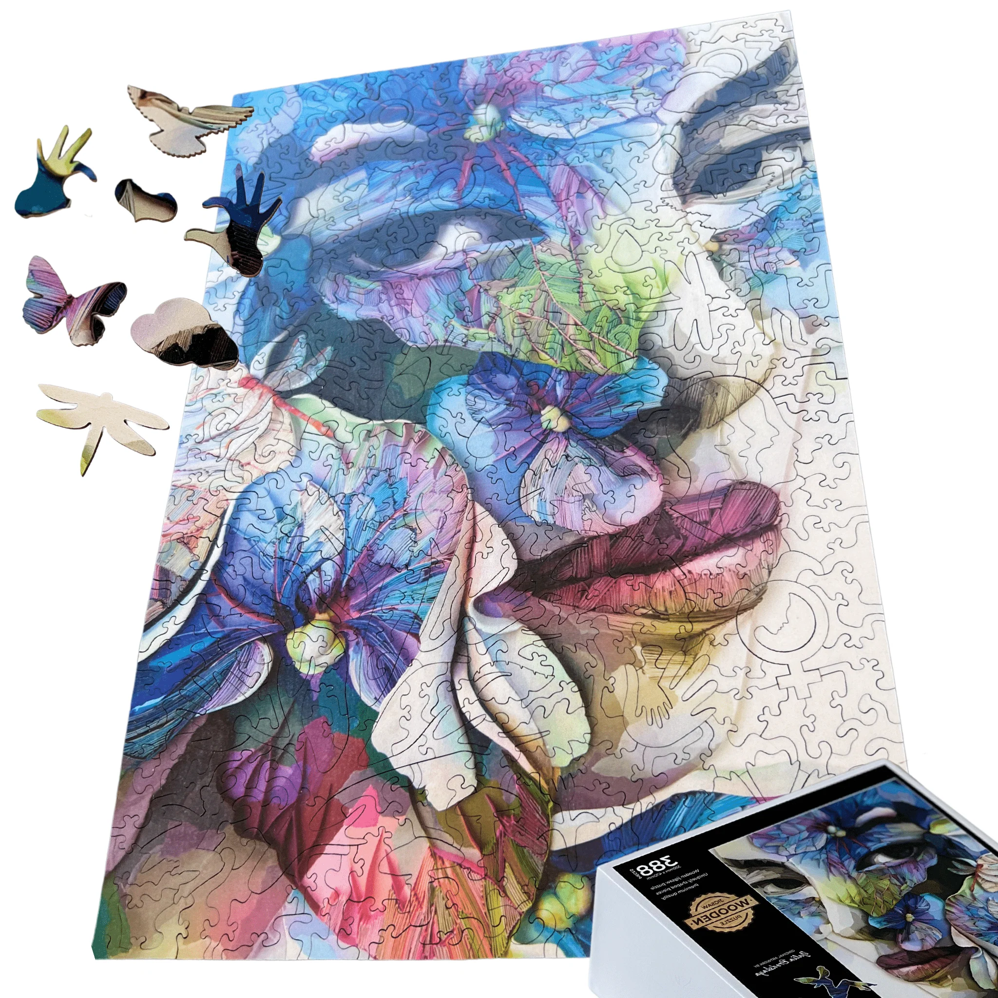 Twigg Puzzle Wooden Jigsaw Puzzle 388 Pieces - A Special Girl - Image 3
