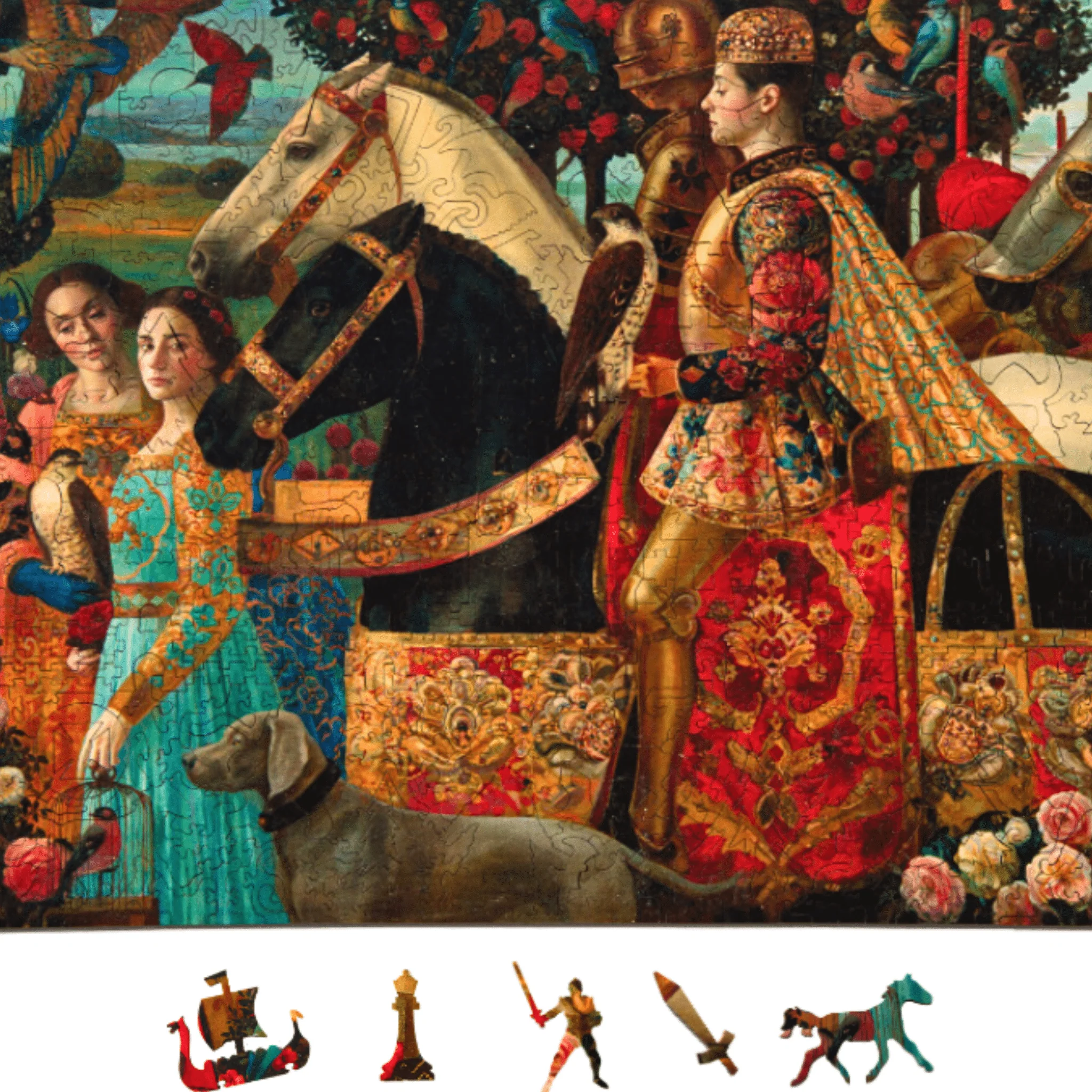 Twigg Puzzle Wooden Jigsaw Puzzle 671 Pieces - A Royal Occasion - Image 5