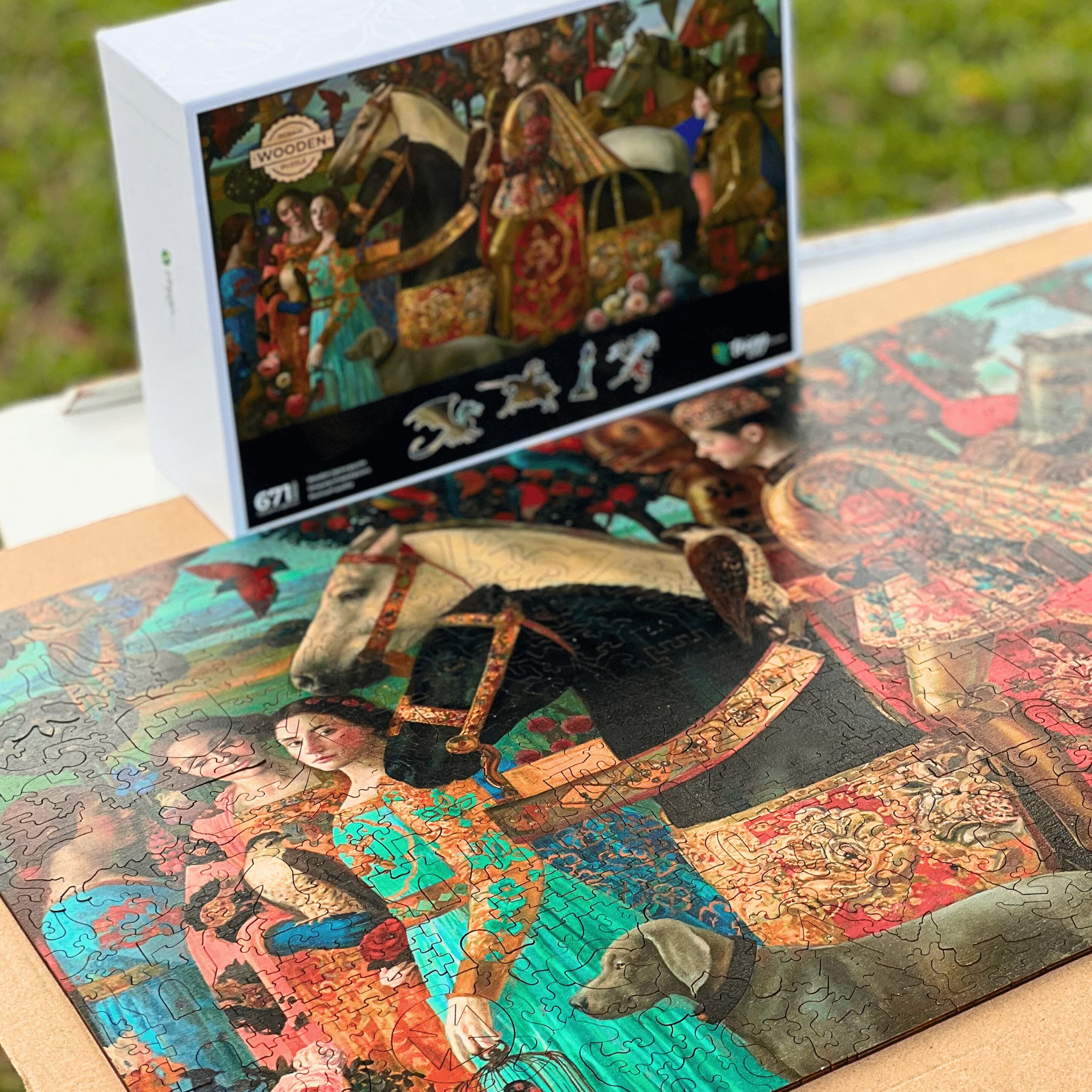 Twigg Puzzle Wooden Jigsaw Puzzle 671 Pieces - A Royal Occasion - Image 9