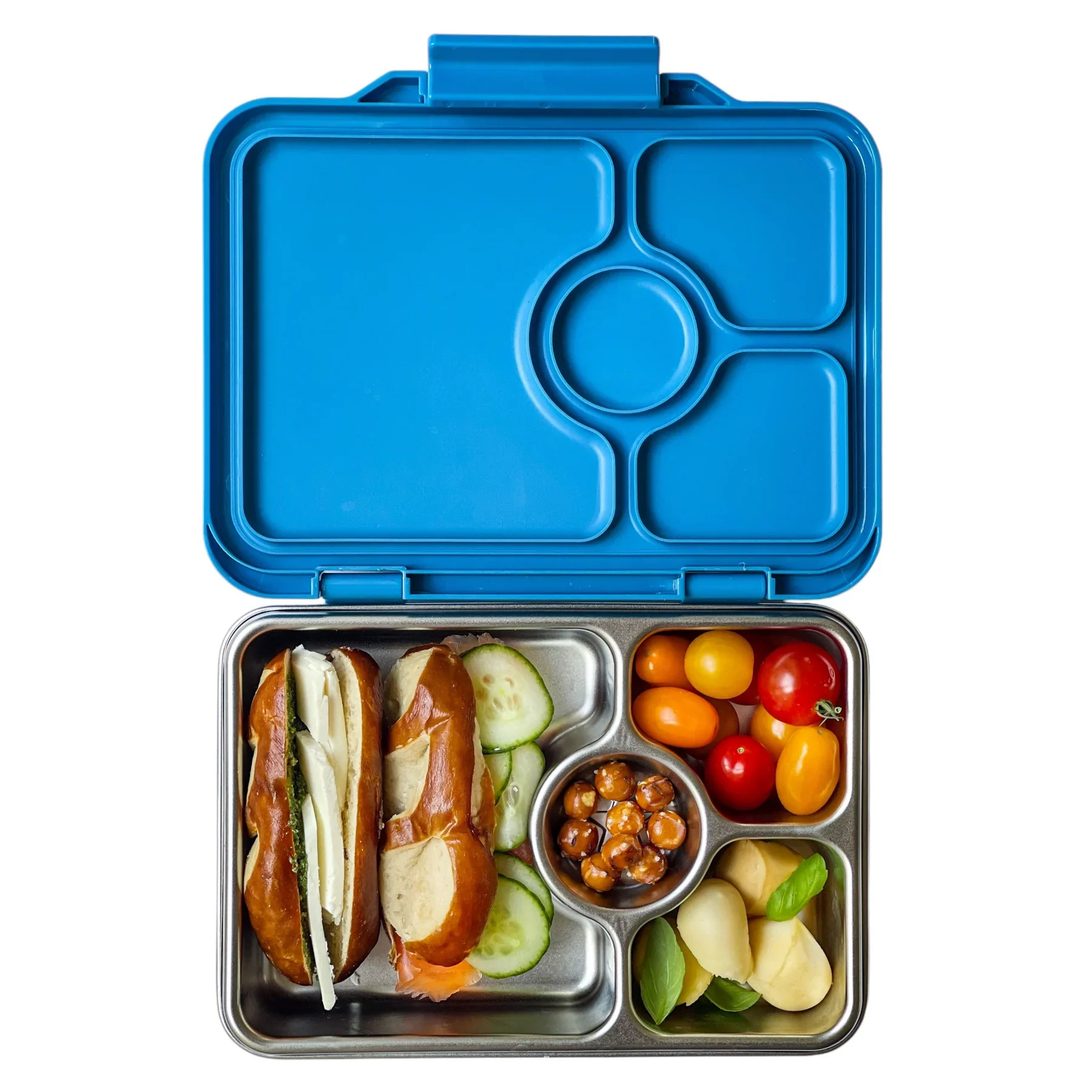 Yumbox Pret Stainless Steel Bento Box - 4 Compartment - Image 2