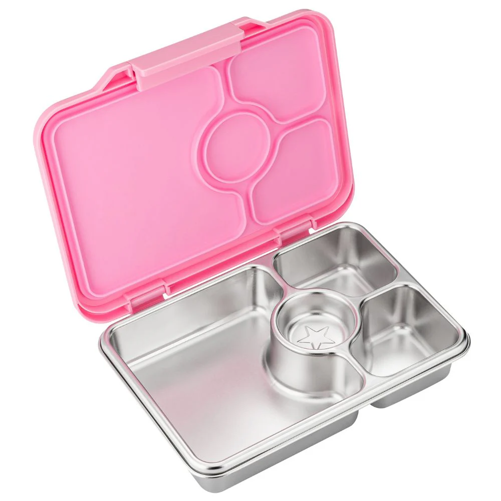 Yumbox Pret Stainless Steel Bento Box - 4 Compartment - Image 5